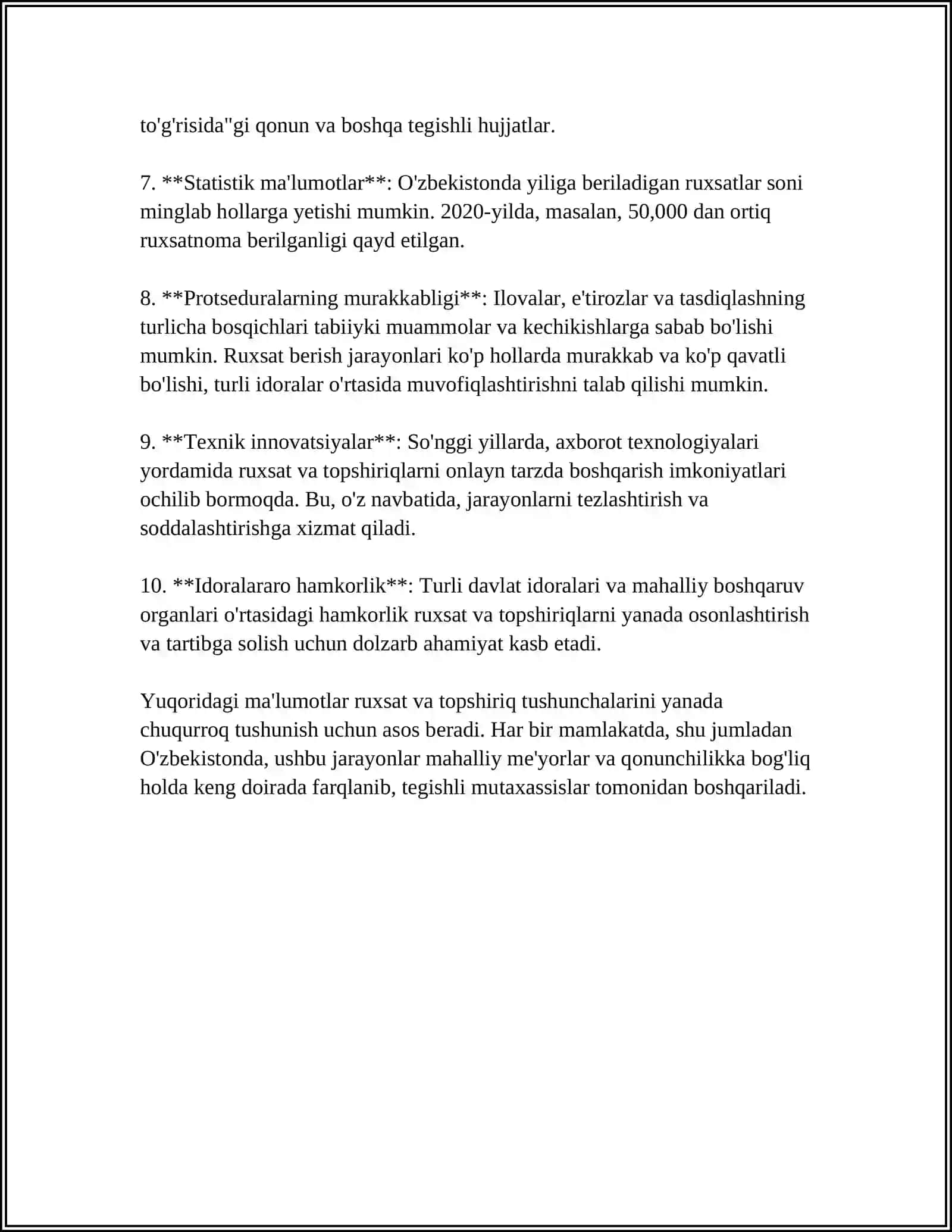 YUQORI XAVFLI ISHLAB CHIQARISH KORXONALARIDA RUXSAT-TOPSHIRIQ BERISH ISHLARI TARTIBI 4