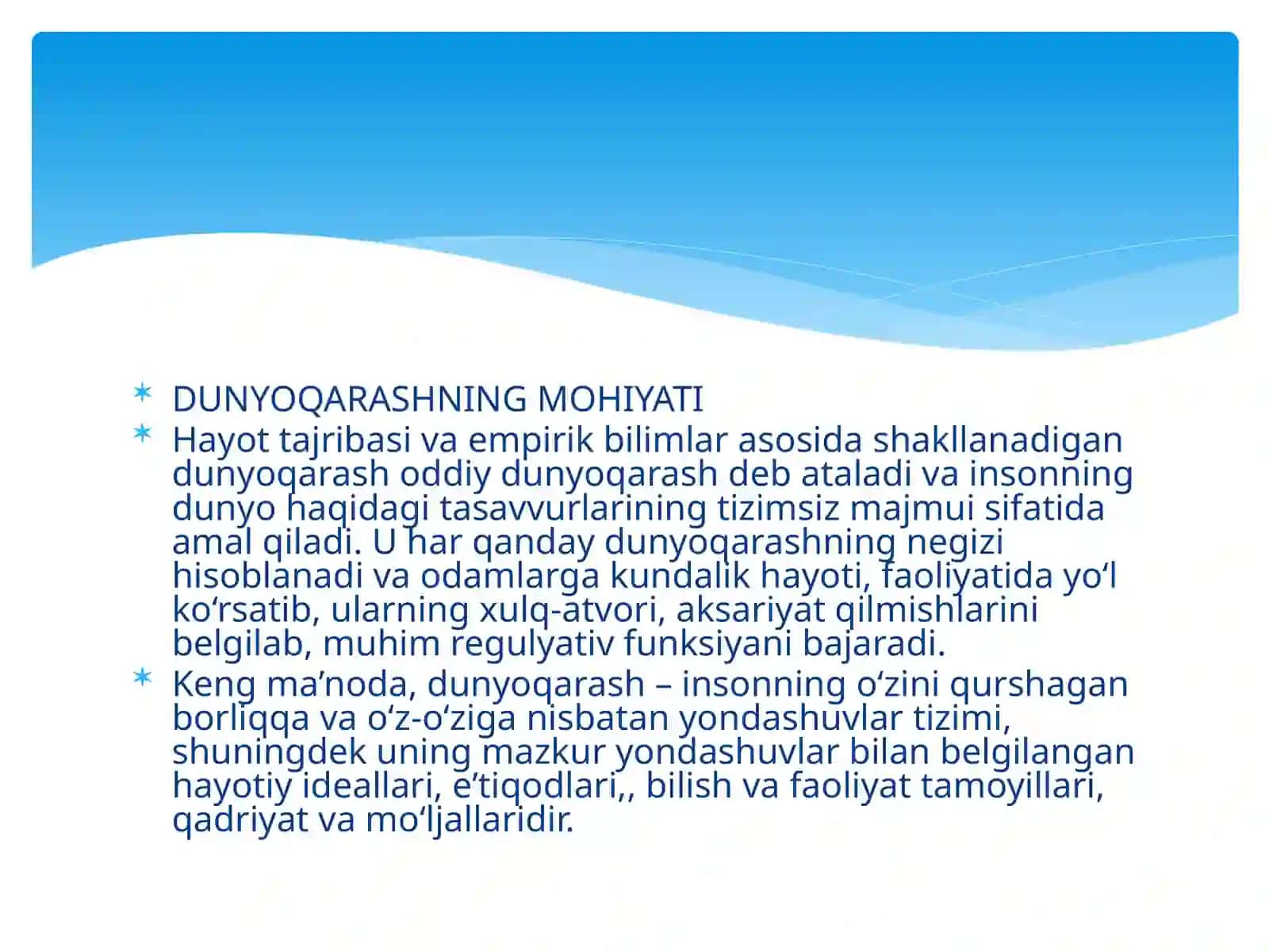 FALSAFA FANINING PREDMETI MAZMUNI VA JAMIYATDAGI ROLI 4