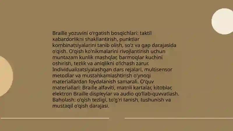 Koʻrishda nuqsoni boʻlgan bolalarning talim tarbiyasi 4