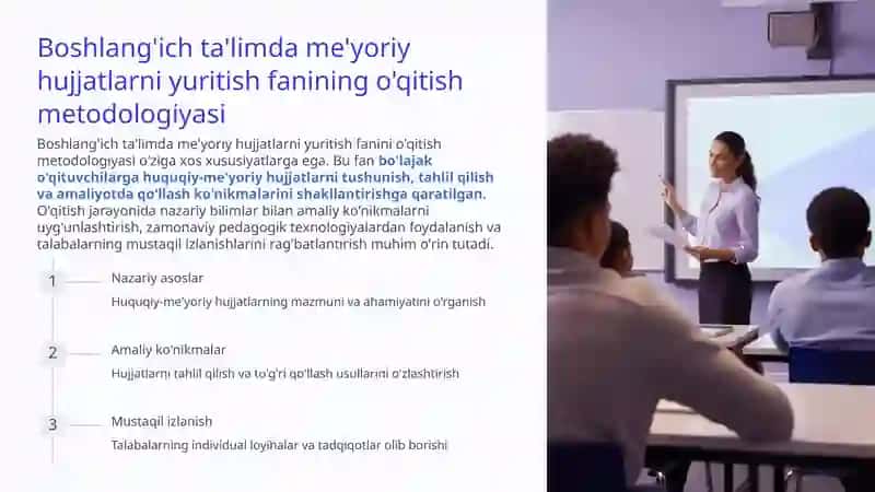 Boshlang‘ich ta’limdame’yoriyhujjatlarniyuritishta’lim 4