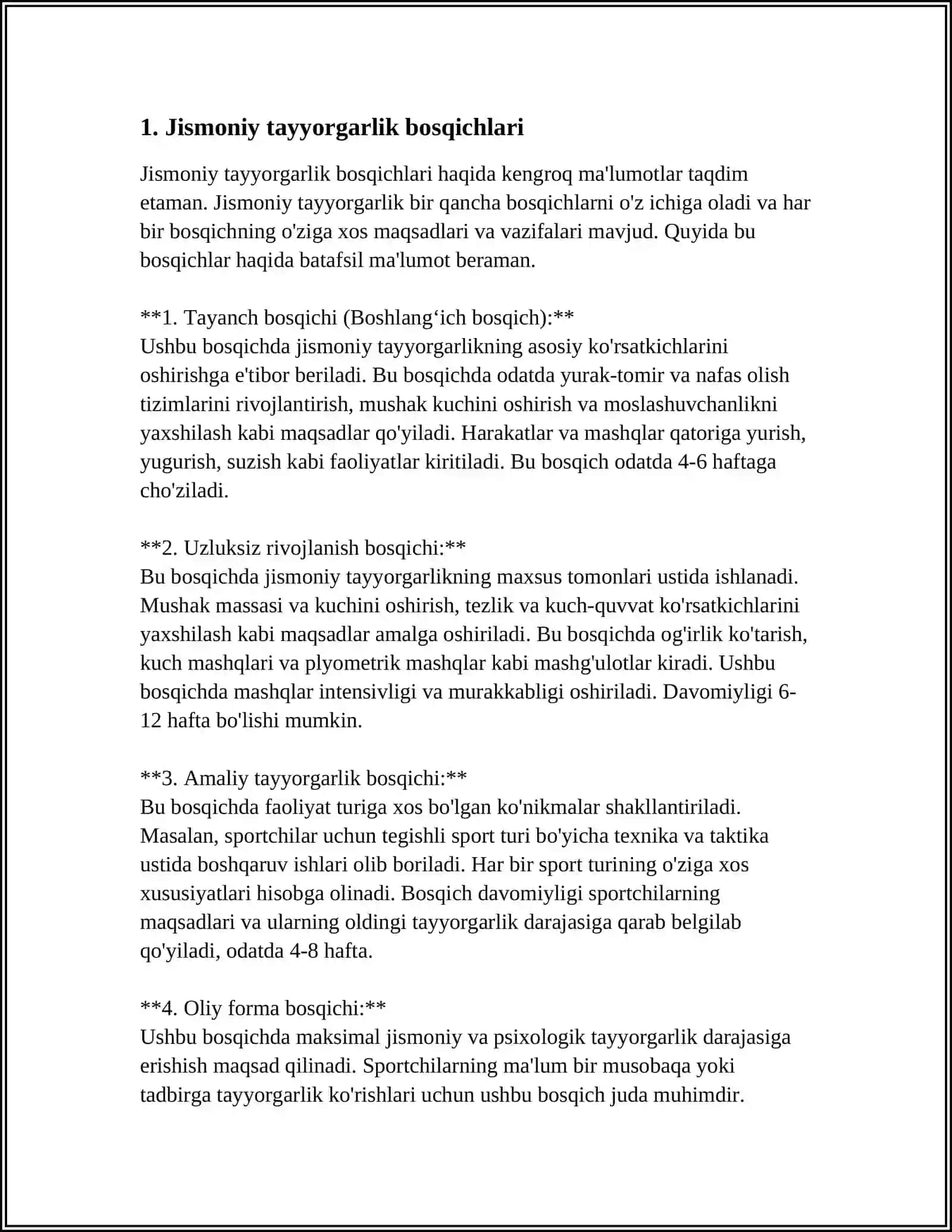 SPORT MUSOBAQALARI VA SPORTCHILARNI TAYYORLASH TIZIMI 4