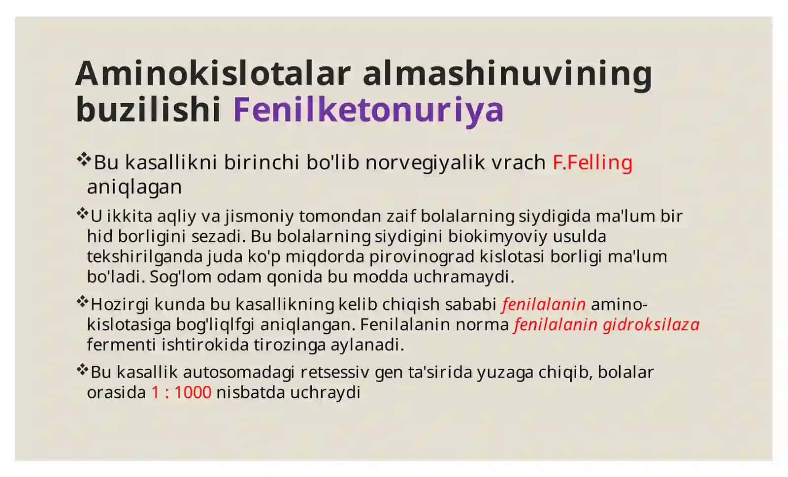 Gen kasalliklari . Odamda normal va patologik belgilar irsiylanishi 4