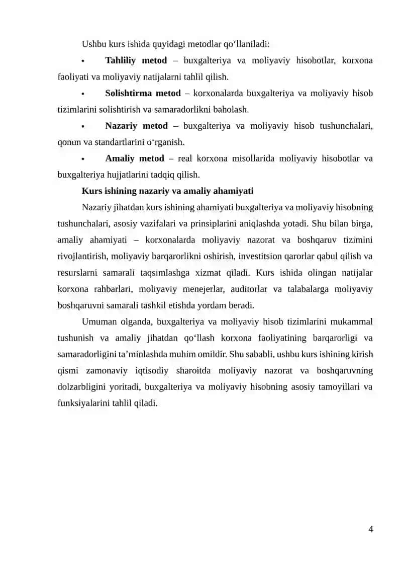 BUXGALTERIYA VA MOLIYAVIY HISOBINING ZARURIYATI 4