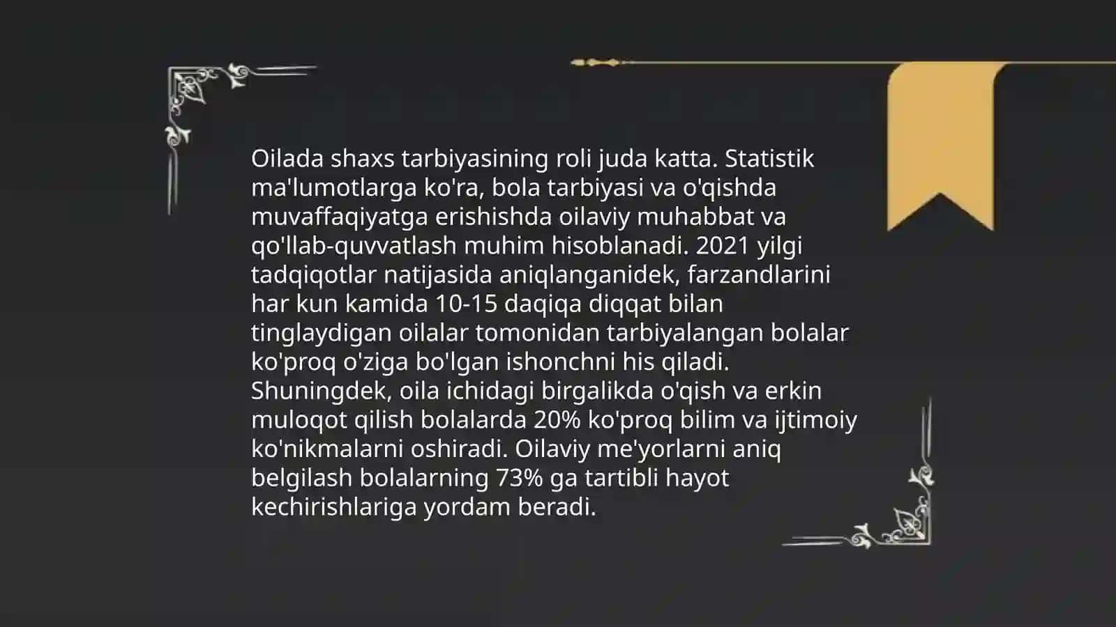 Insonning rivojlanishi, tarbiyasi va itimoiylashuvi 4