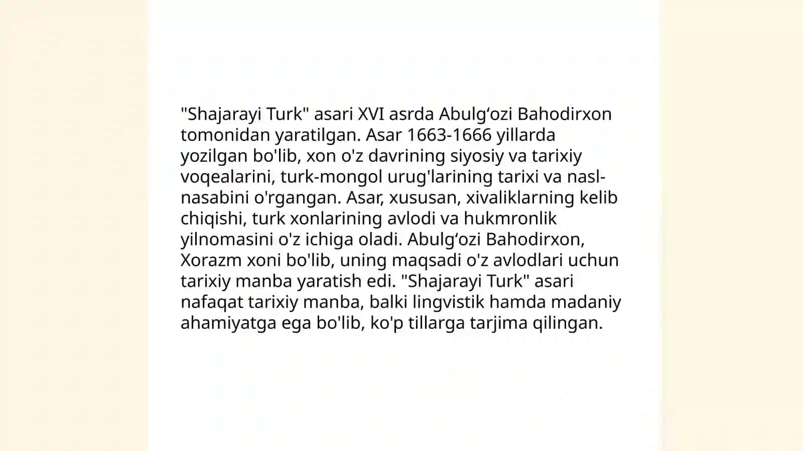 Shajarayi turk 4