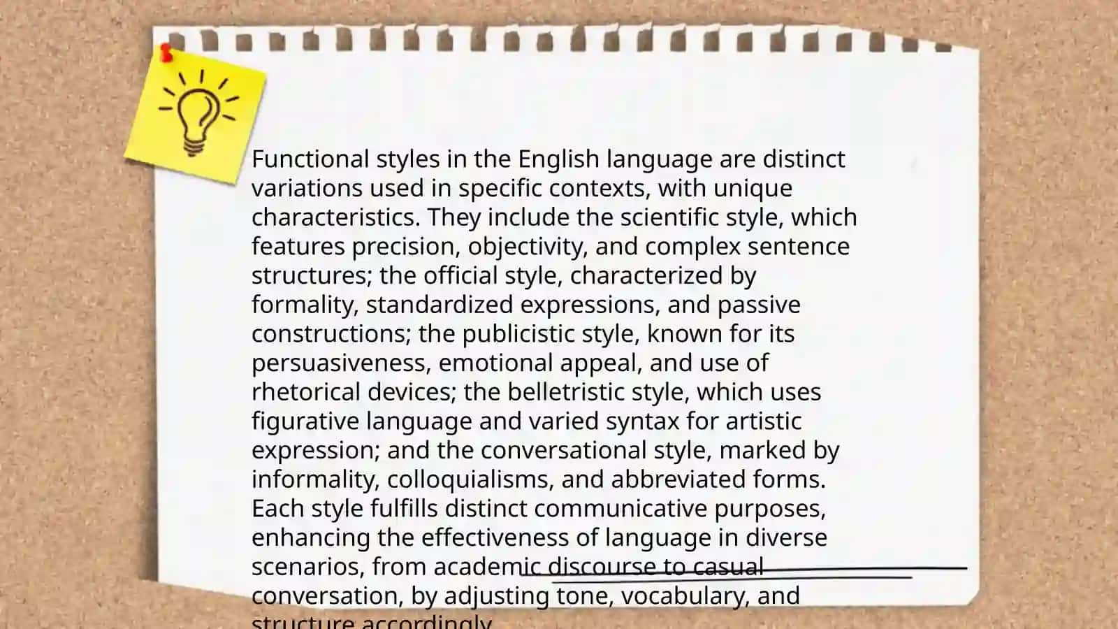 FUNCTIONAL STYLES OF THE ENGLISH LANGUAGE 4