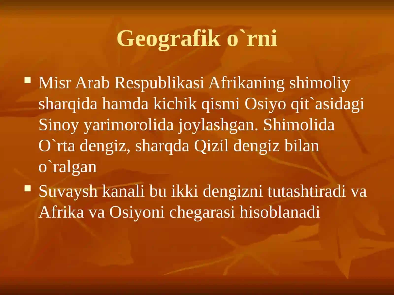 Misr Arab Respublikasi 4