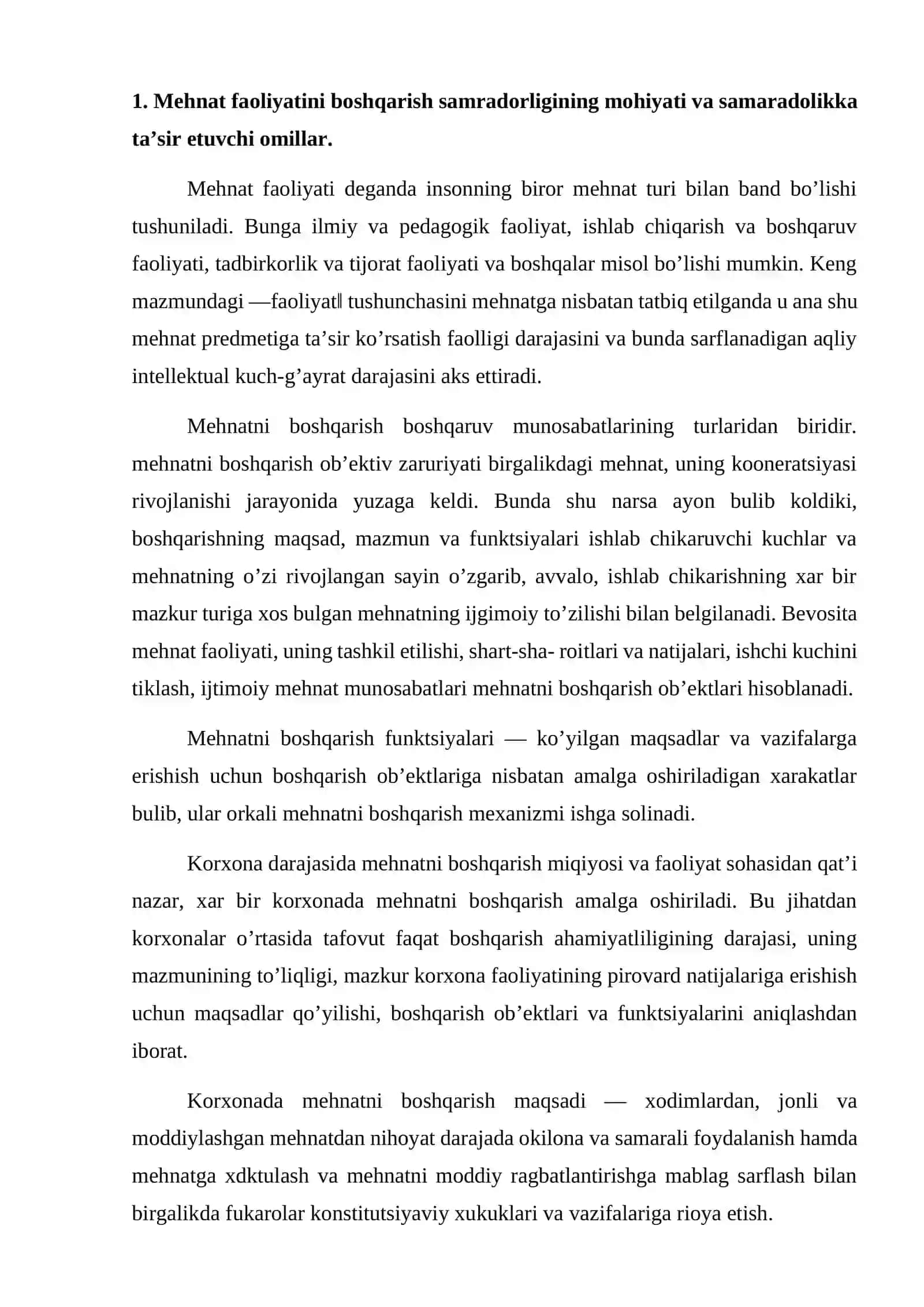 Mehanat resusurslari bilann taminlanganlik taxlili 4
