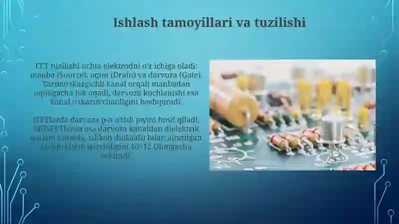 Dala-effektli tranzistorlarning asosiy xususiyatlari 4