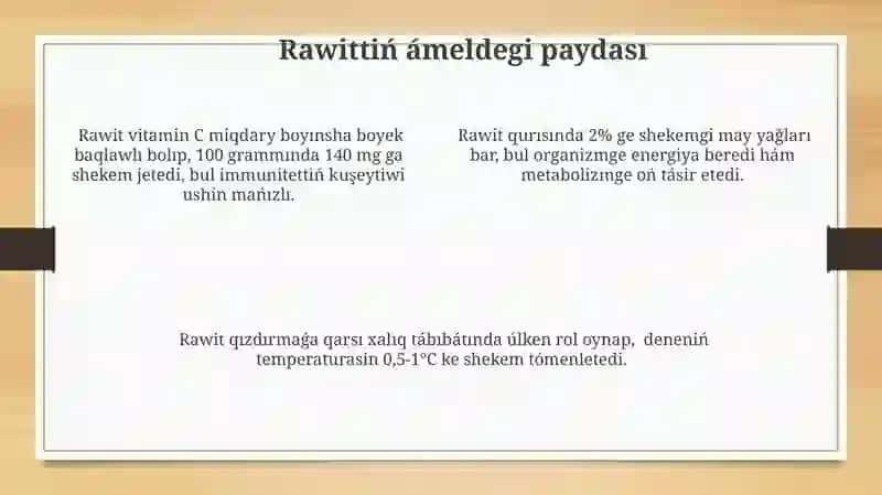 Rawitin dórejeleri 4