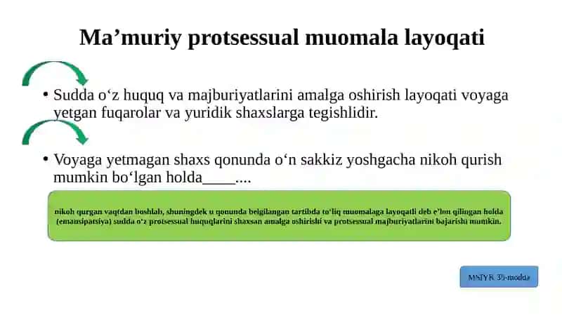 Sud tomonidan daʼvo ishini yuritish tartibida koʼriladigan ishlar 4