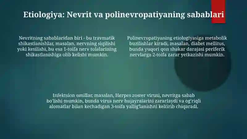 nevritlar va polinevropatiya 4