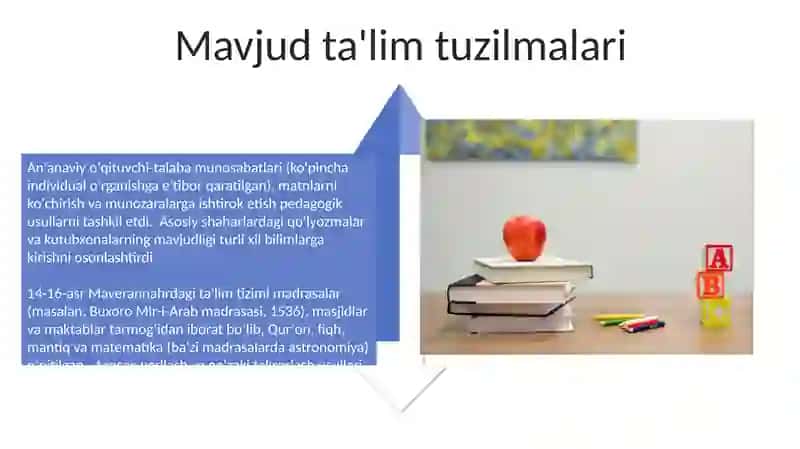 Movarounnahr tarbiya va pedagogika fikrlari 4