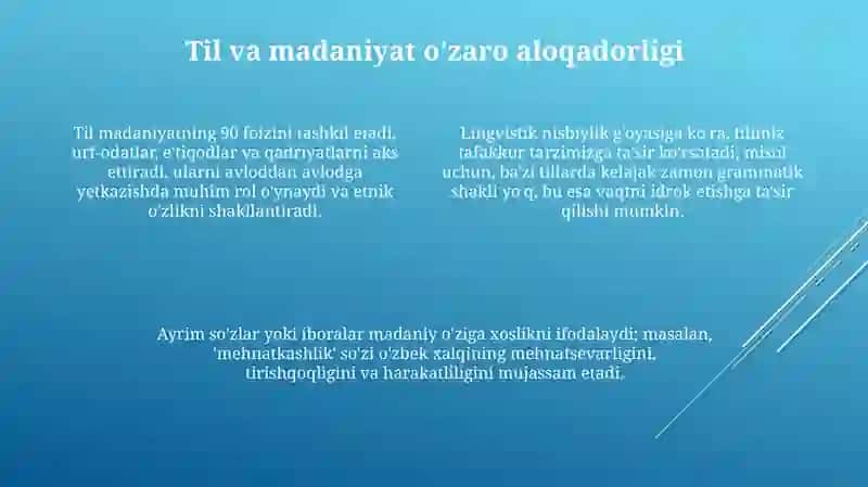Til - insoniyatning muhim aloqa-aralashuv vositasi 4