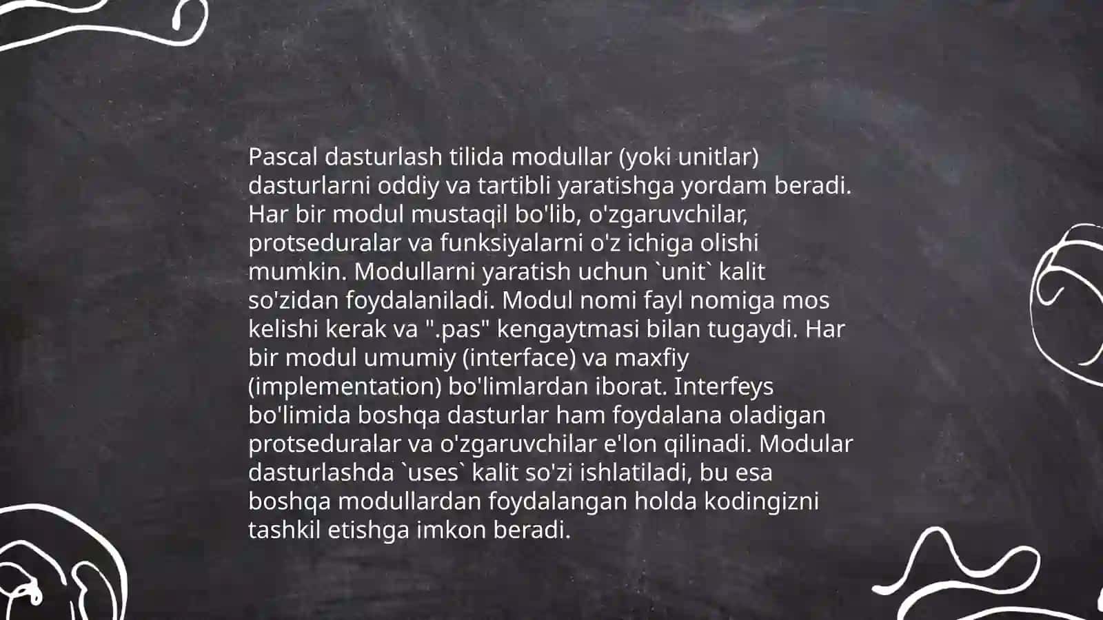 C# va Modullar dasturlash 4