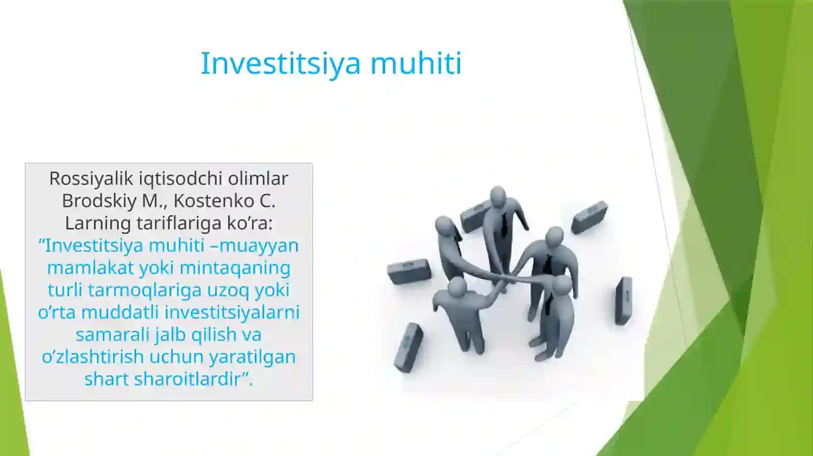 Tadbirkorlik va investitsiya muhitini yaxshilash orqali xususiy sektorni qo'llab-quvvatlash va iqtis 4