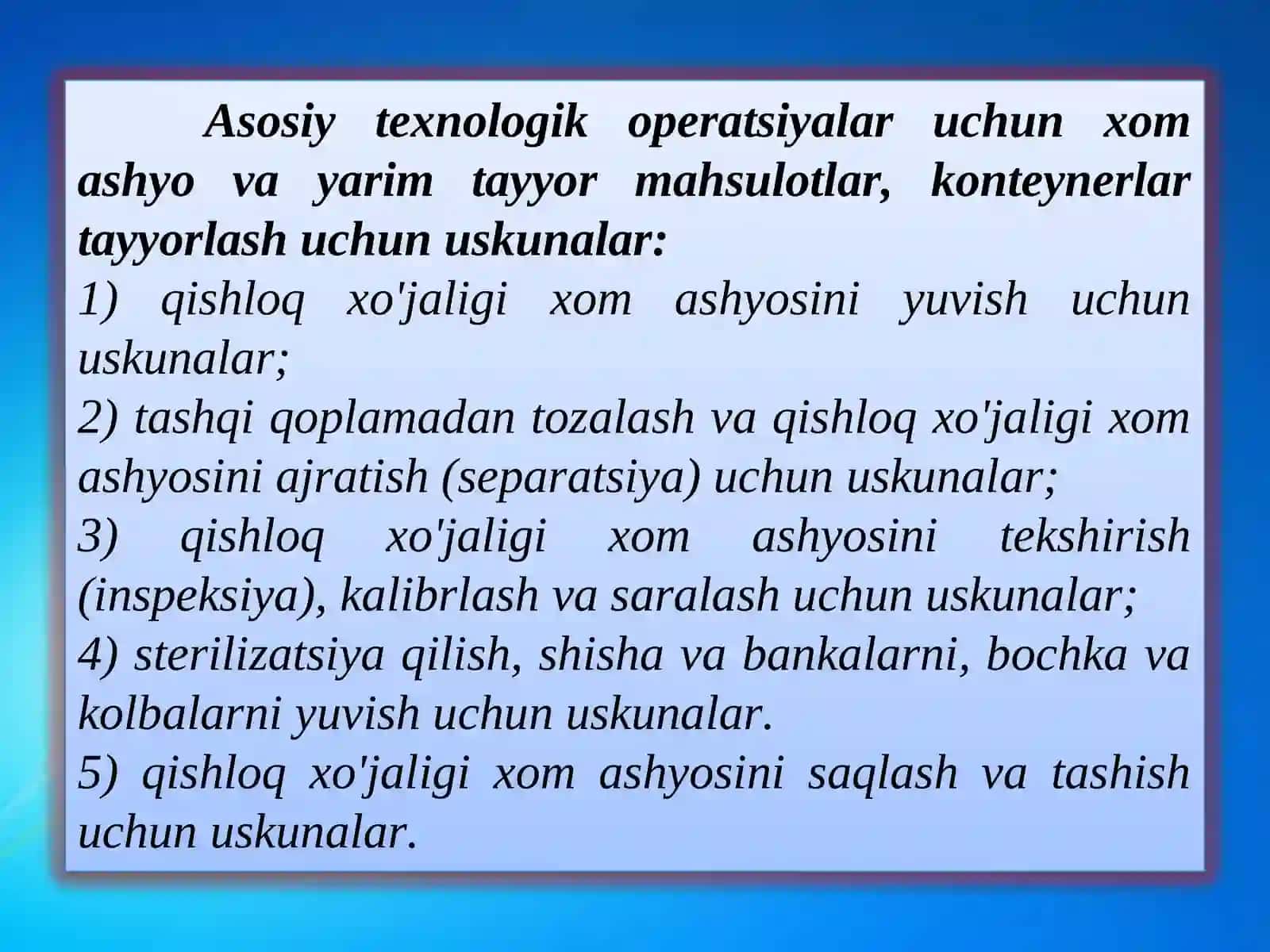 Meva-sabzavot mahsulotlarini dastlabki qayta ishlash mashinalari 4