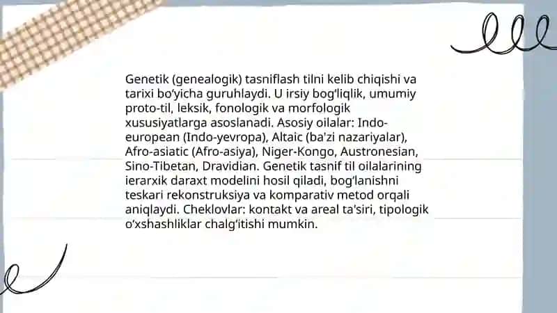 Til oilalari va ularning tasnifi 4