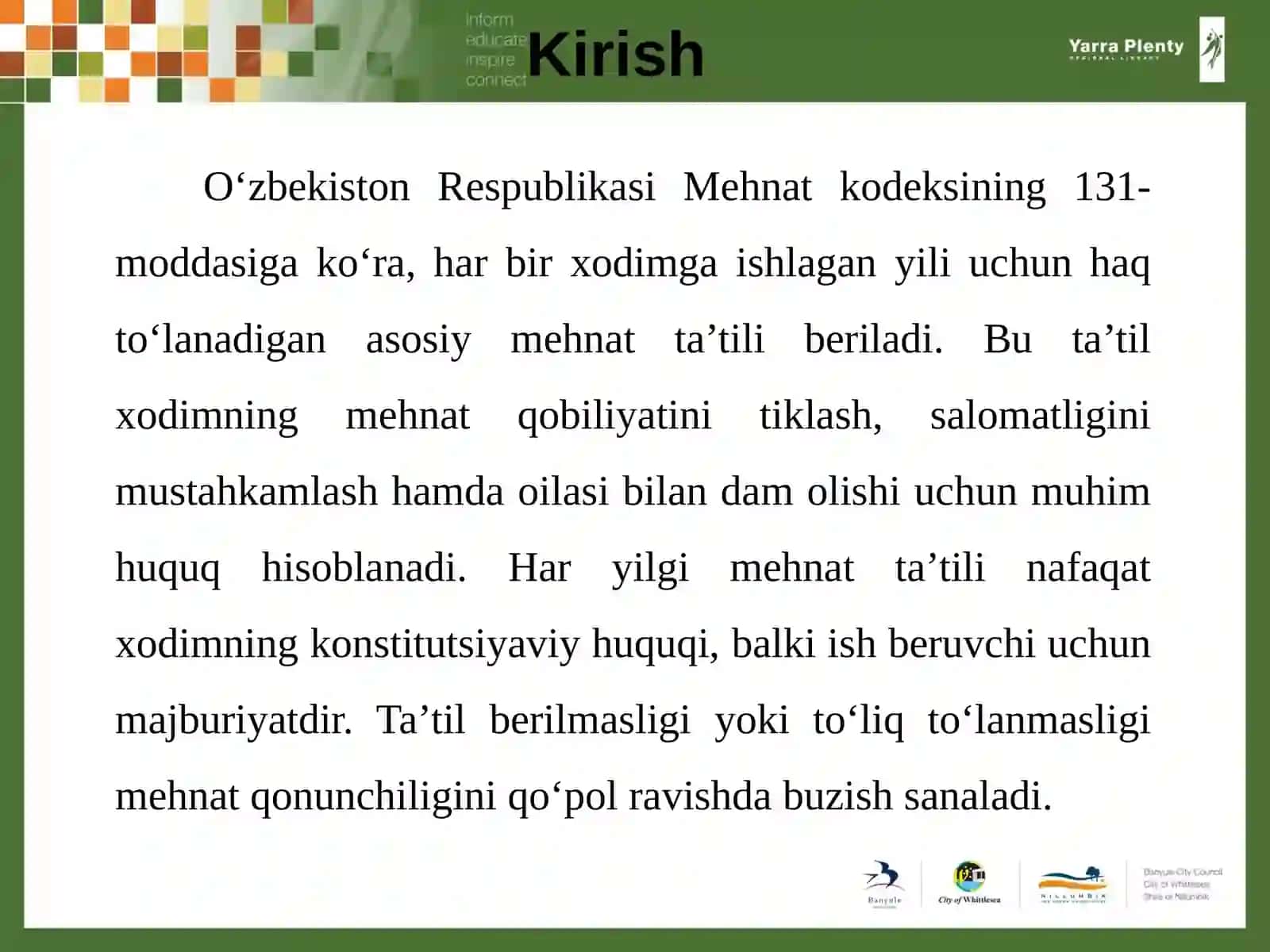 HAR YILGI MEHNATTA’TILI 4