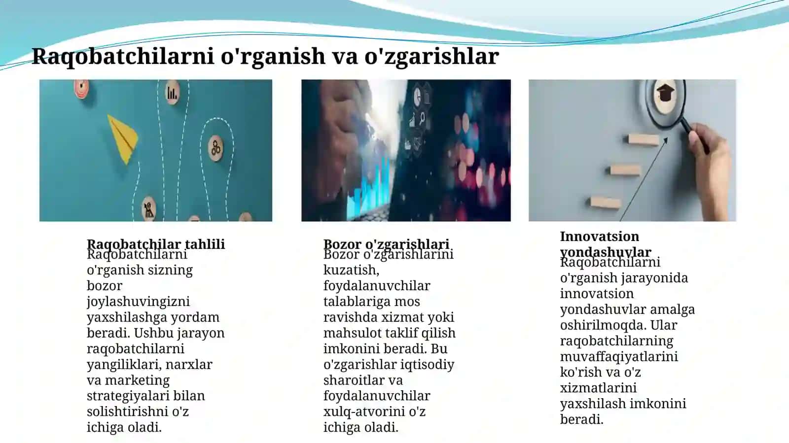 Bozorda iste'molchilar tuzilmasi va ularning istiqbollari 4
