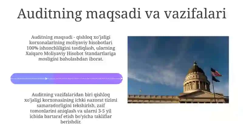 Qishloq xujaligida auditning axborot manbaalari va vazifalari 4
