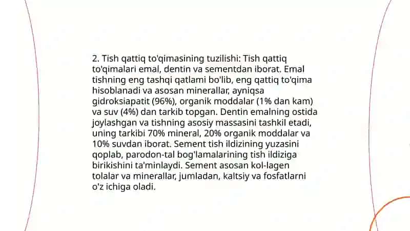 tish qattiq to'qimasini charxlash tamoyillari 4