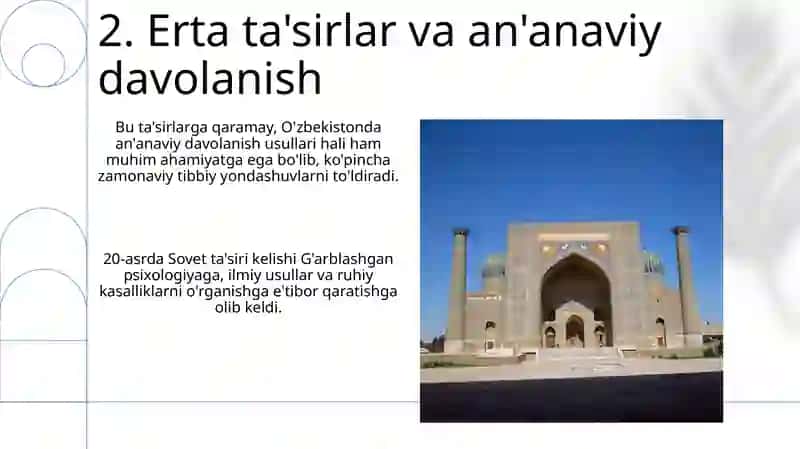 Oʻzbekistonda psixalogiya fanining rivojlanish tarixi 4