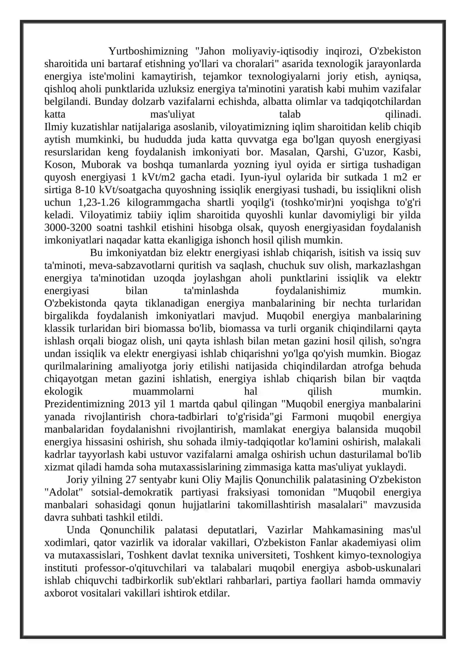 Muqobil energetika sohasi 4
