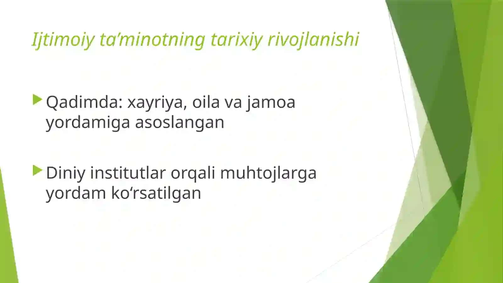Ijtimoiy ta’minot: uning vazifasi, tarixi va kelajagi 4