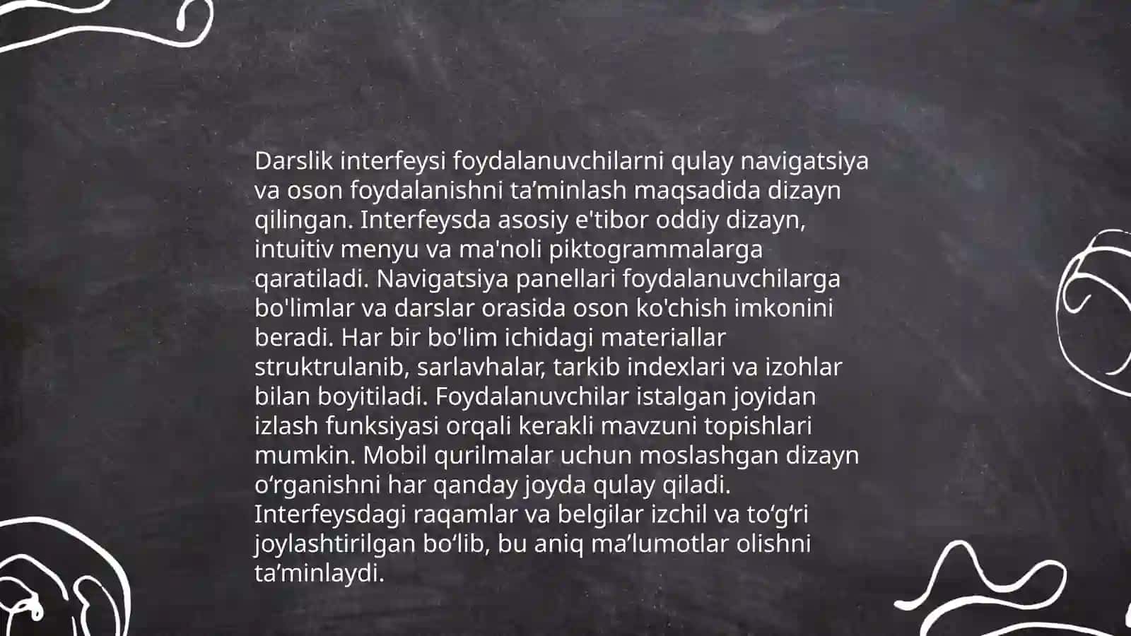 Elektron darsliklar yaratish masalasi 4