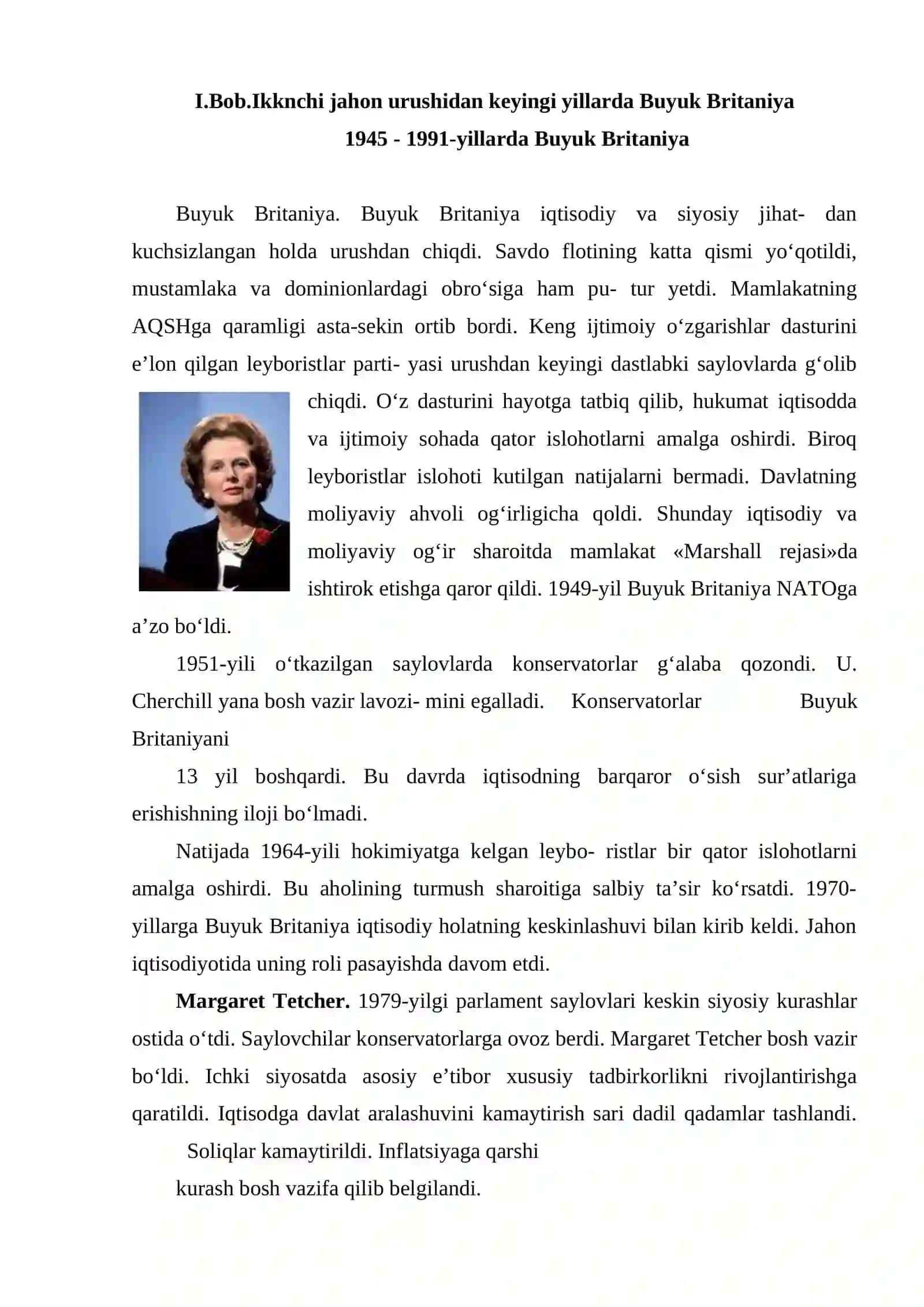 1945-1991-yillarda Buyuk Britaniya 4