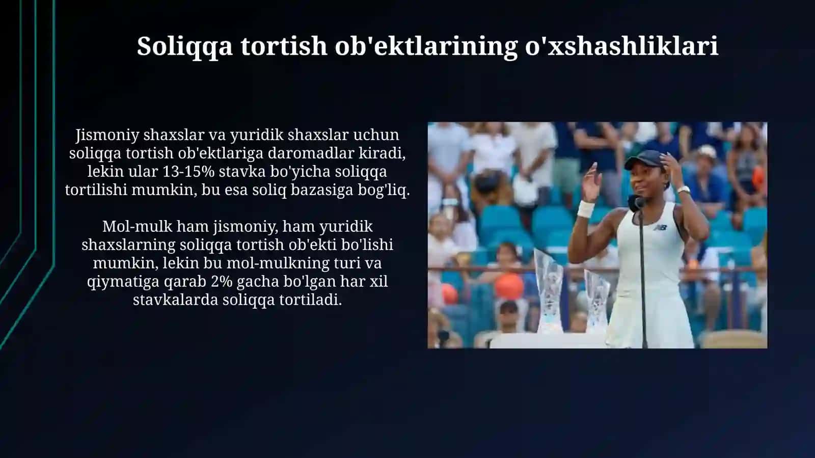 Yuridik va jismoniy shaxslarning soliqqa tortishidagi asosiy o'xshashliklar va farqlar 4