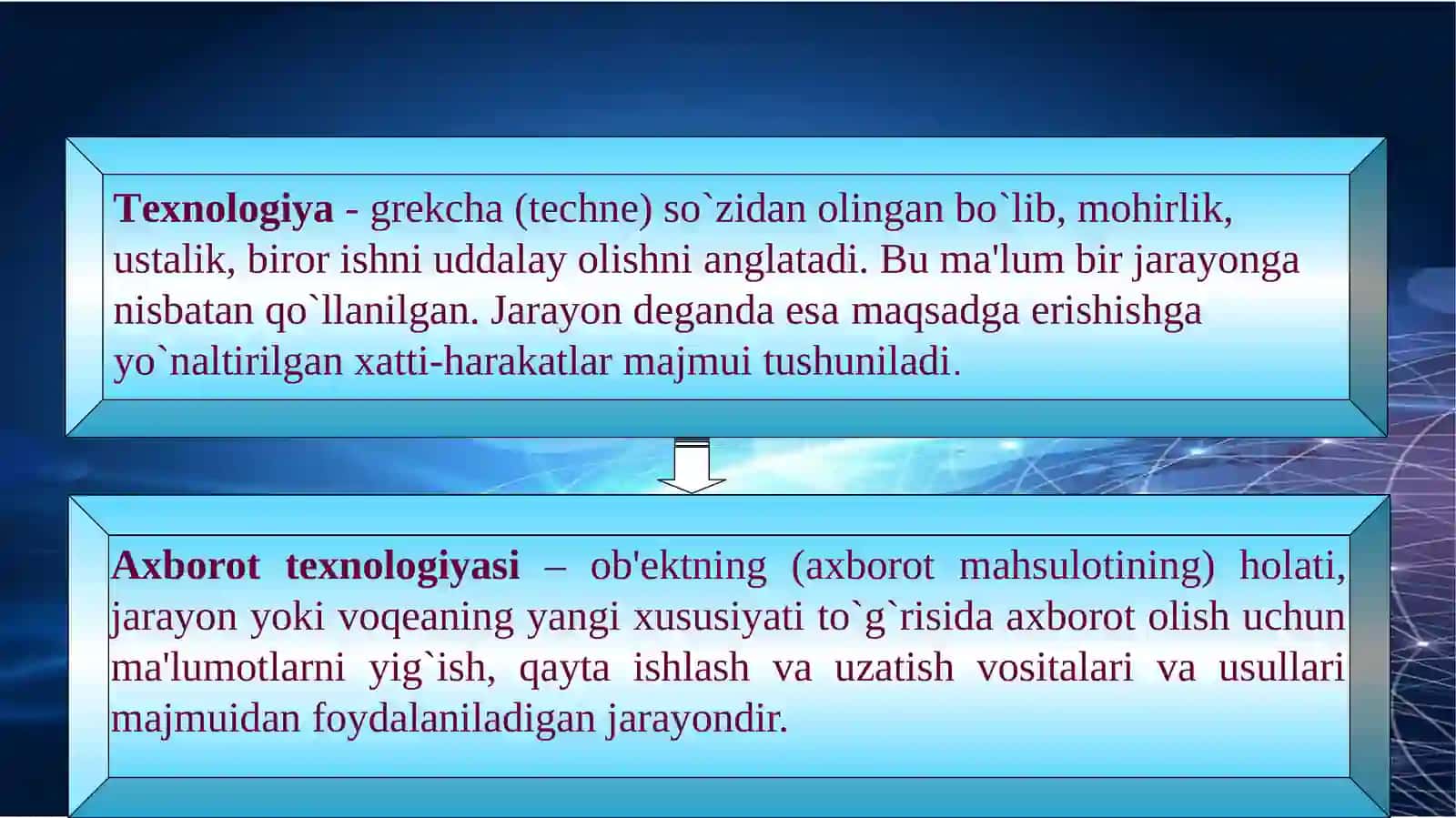 AXBOROT TEXNOLOGIYALARINING INFRATUZILMALARI 4
