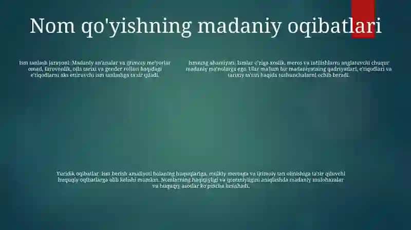 Neyminglar BoʻYicha Lingvistik Expertiza 4