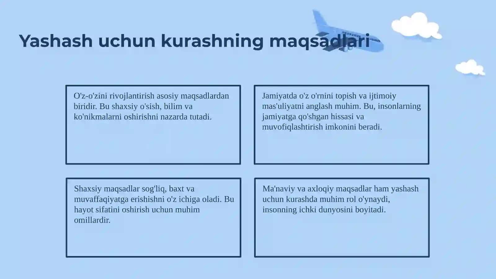 Yashash uchun kurash 4