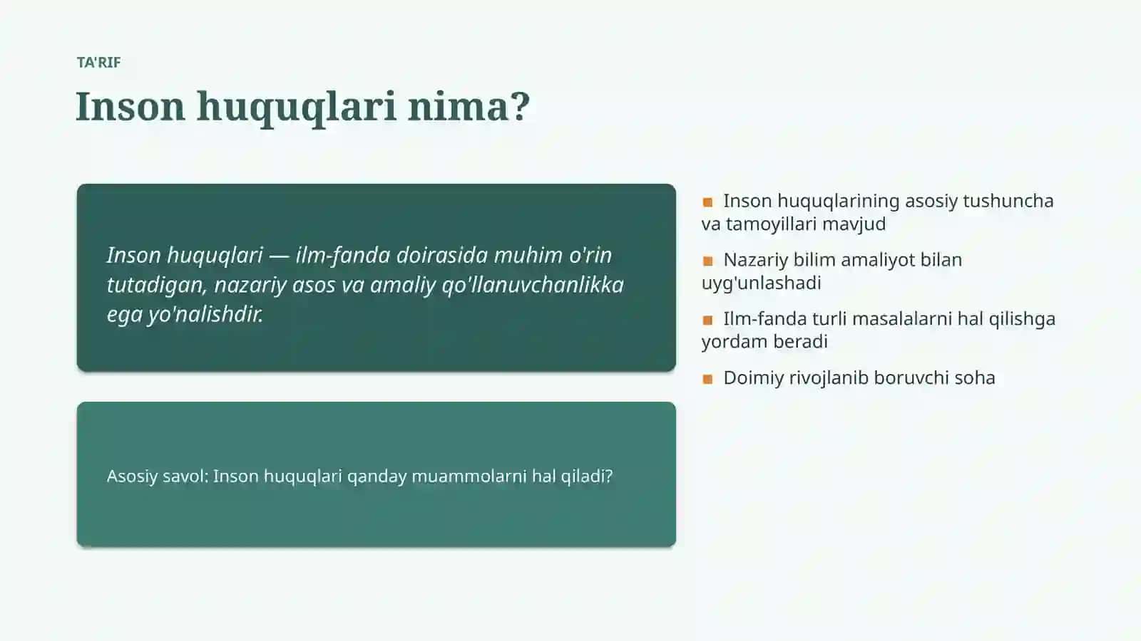 Inson huquqlari 4