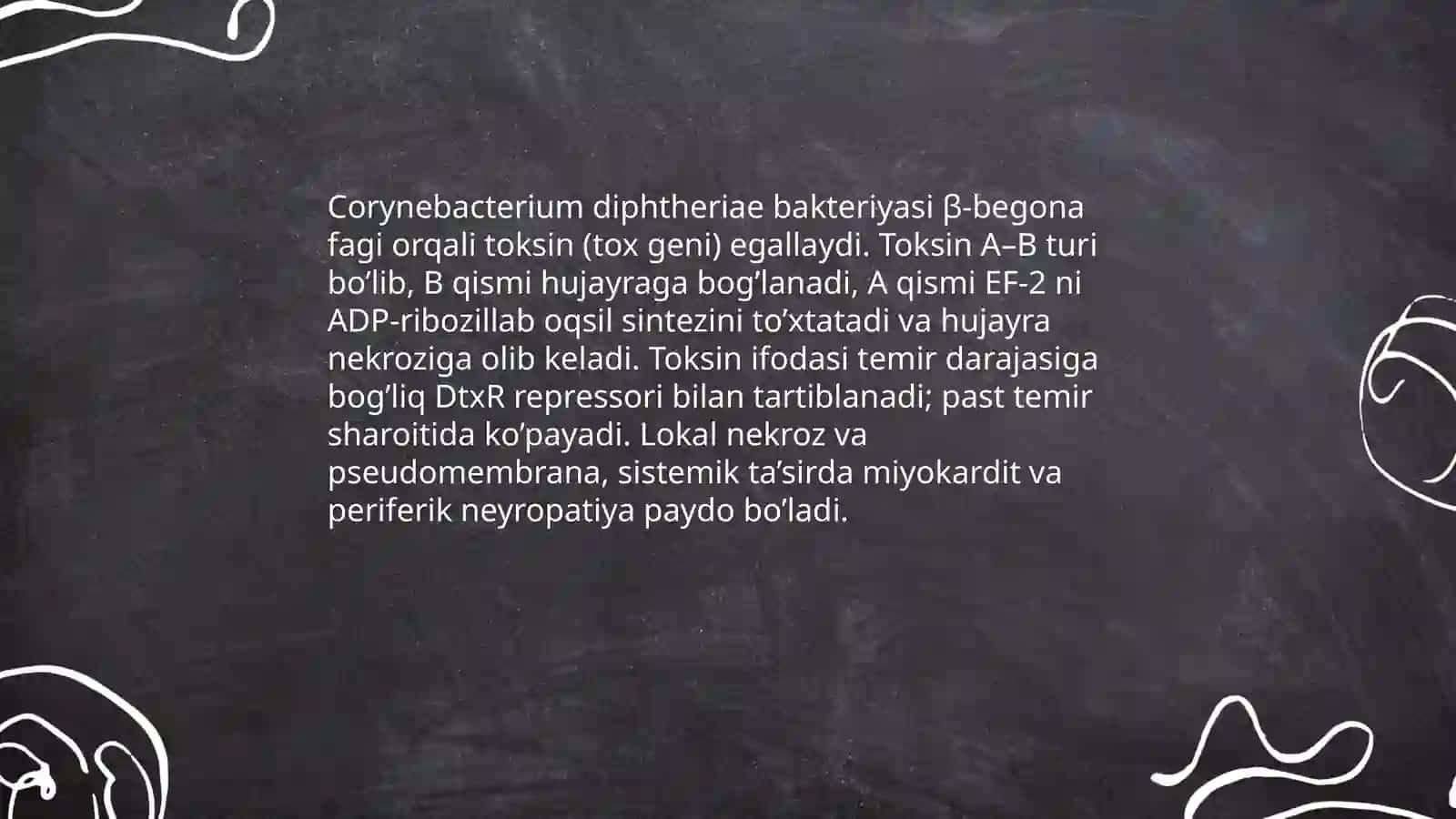 Difteriya kasalligining kelib chiqish sabablari va asoratlari 4