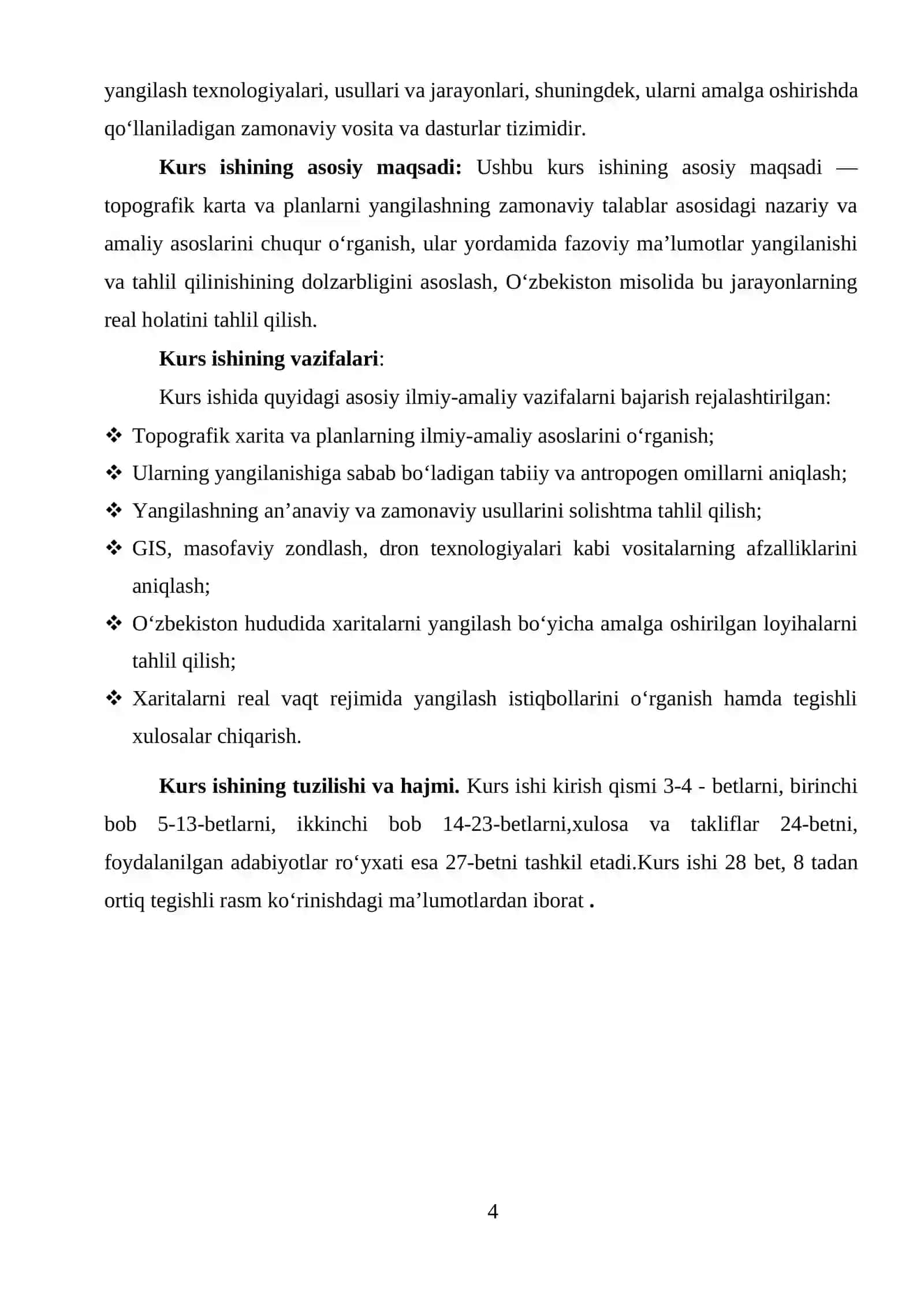Topografik plan va kartalarni yangilash 4