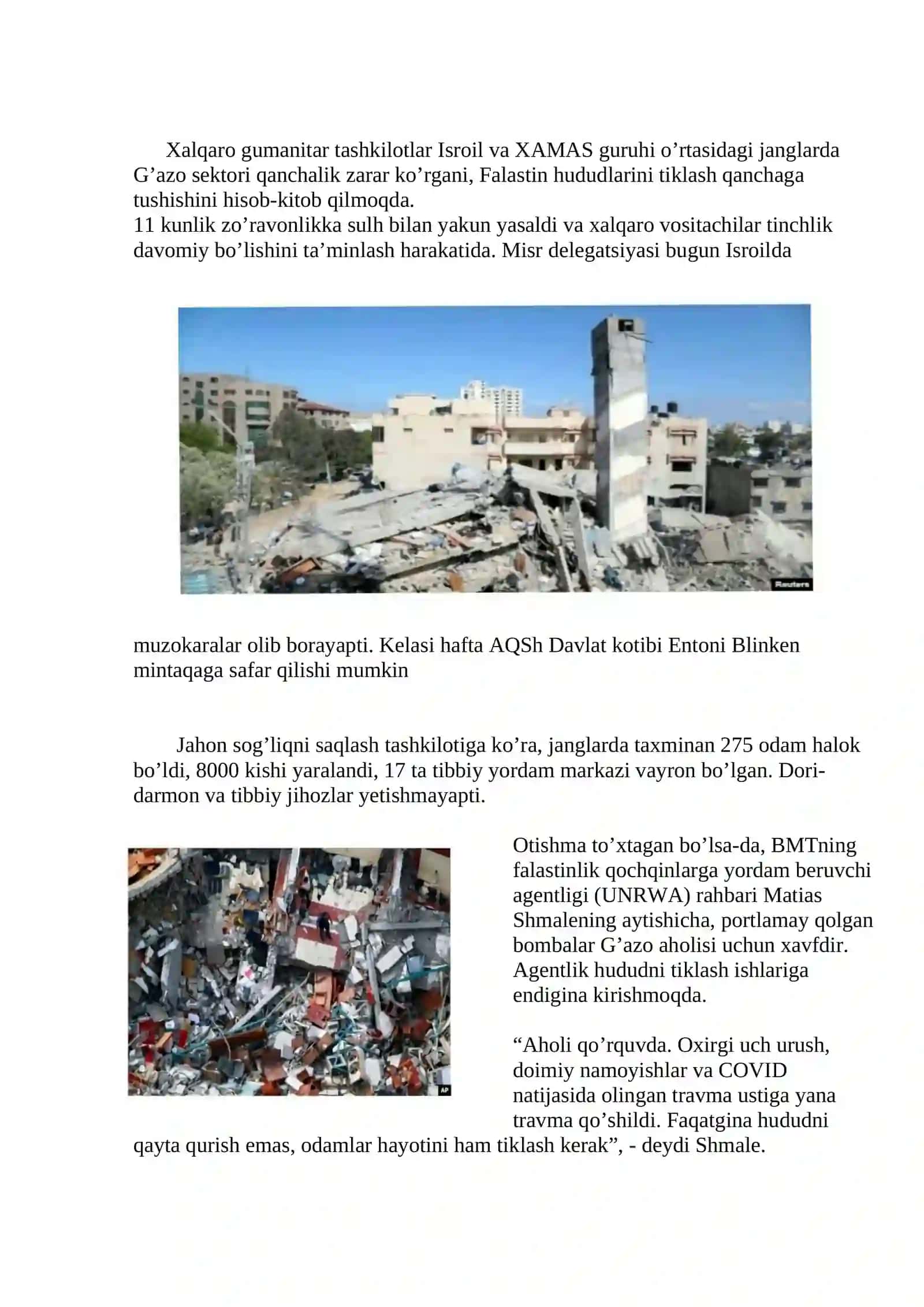 "ZIDDIYATLI VAZIYATLARDA JURNALIST FAOLIYATI XAVFSIZLIGI” FANIDAN KURS ISHI" 4