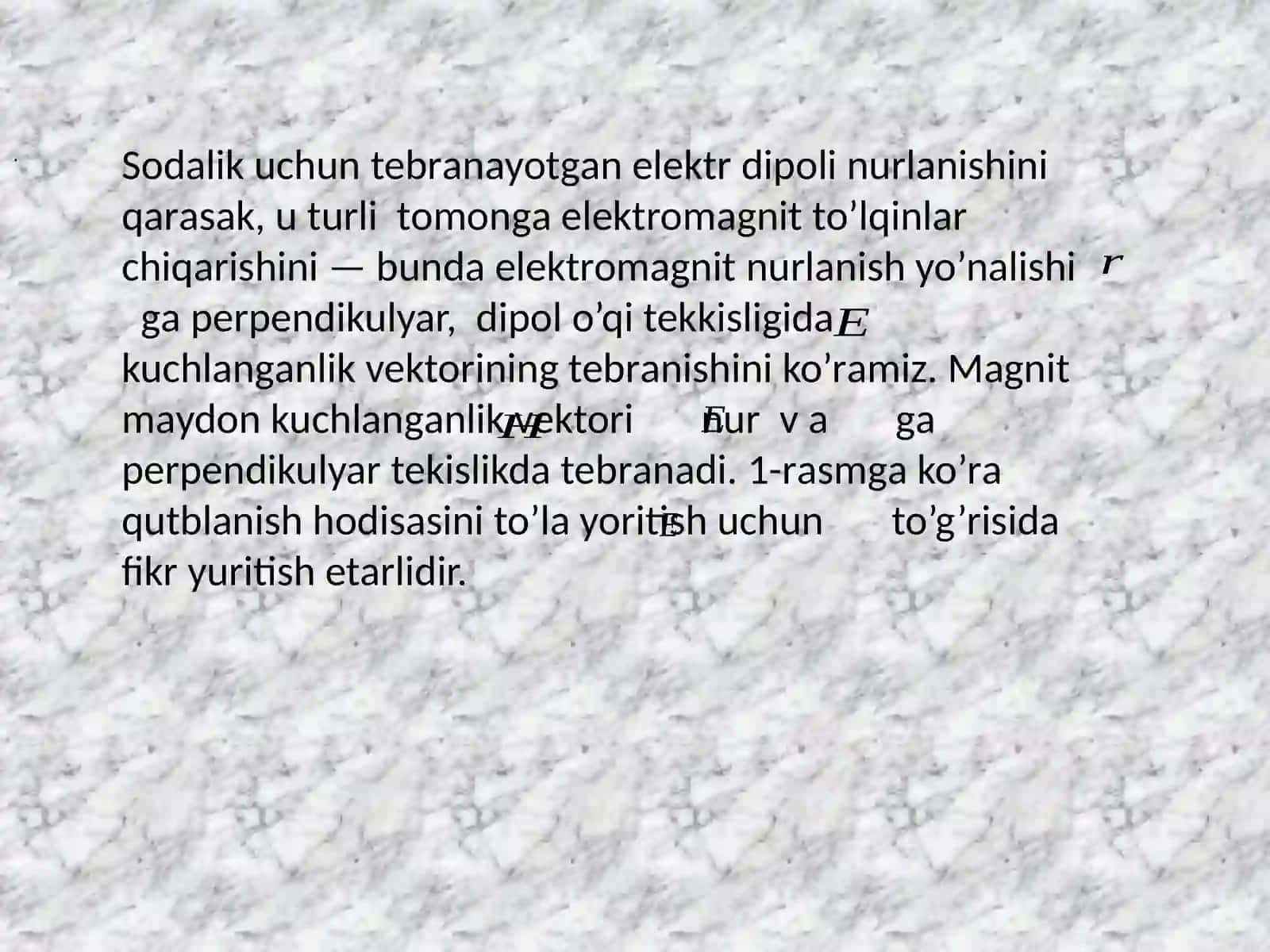 FIZIKA VAASTRONOMIYA O’QITISH METODIKASI 4