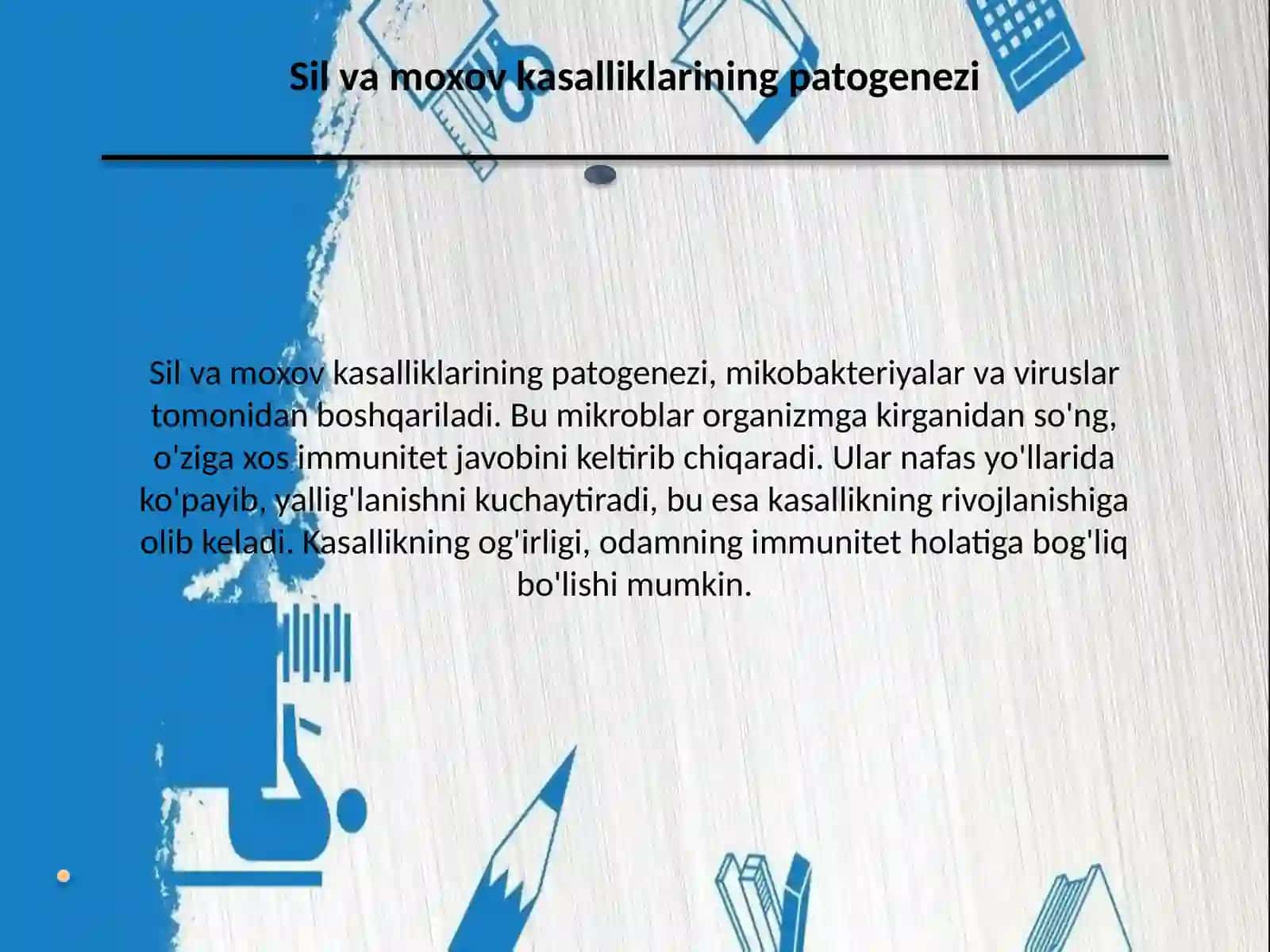 Buxoro Davlat Tibbiyot Instituti 228-guruh Talabasi Sayfiyev Bektosh 4