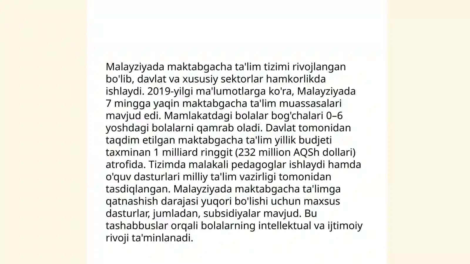 Malayziya taʼlim tizimi 4