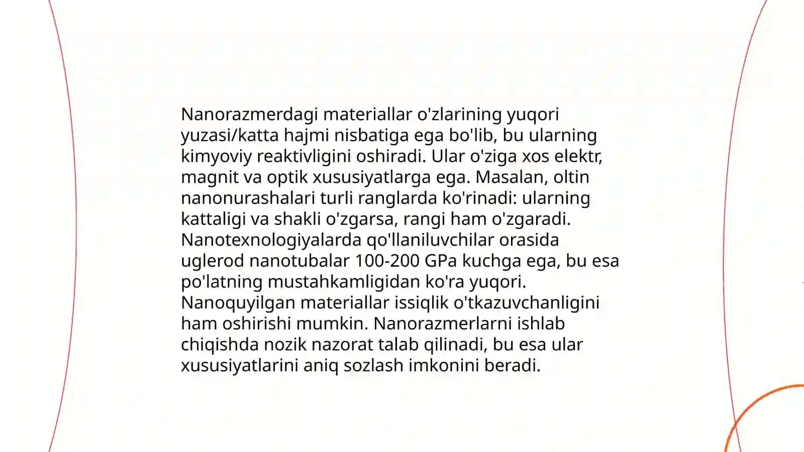 Yakka nanozarrachalar xossalari 4