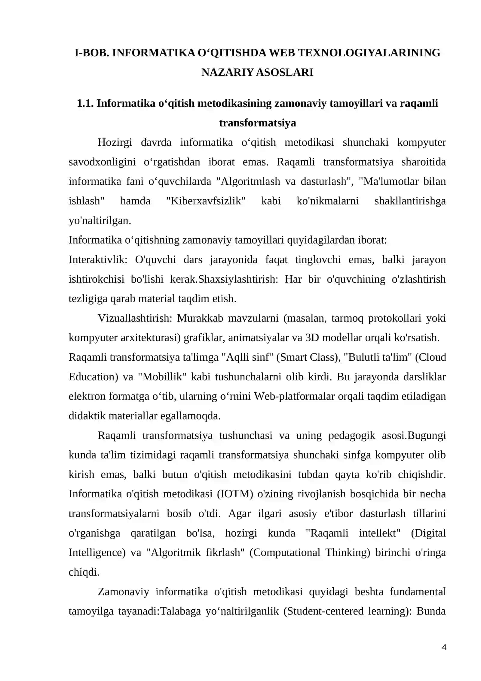 WEB TEXNOLOGIYALARINING NAZARIY ASOSLARI 4