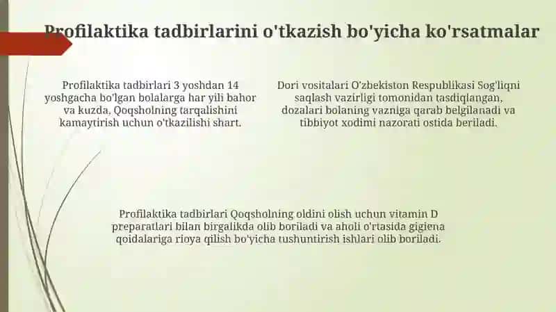 Qoqshol profilaktikasi 4