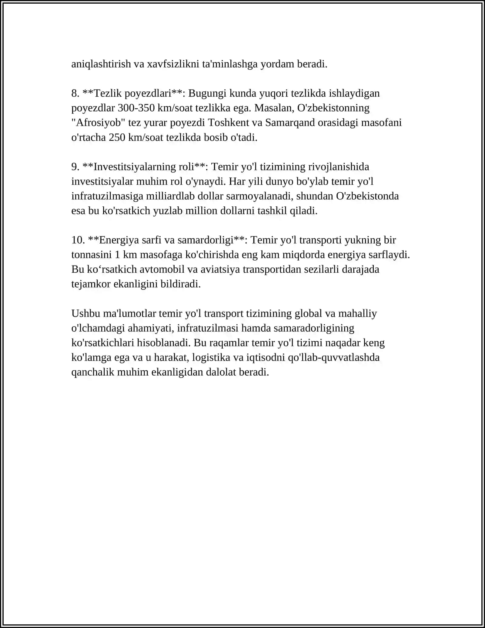 TEMIR JOLLARDI KATEGORIYALASTIRIW HAQQINDA MAGLUMATLAR 4
