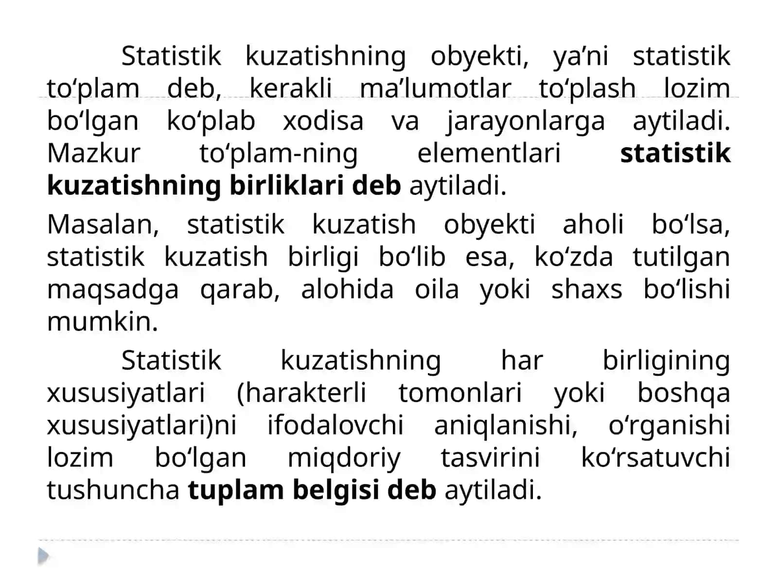 Statistik ma’lumotlarni to‘plash nazariyasi va amaliyoti 4