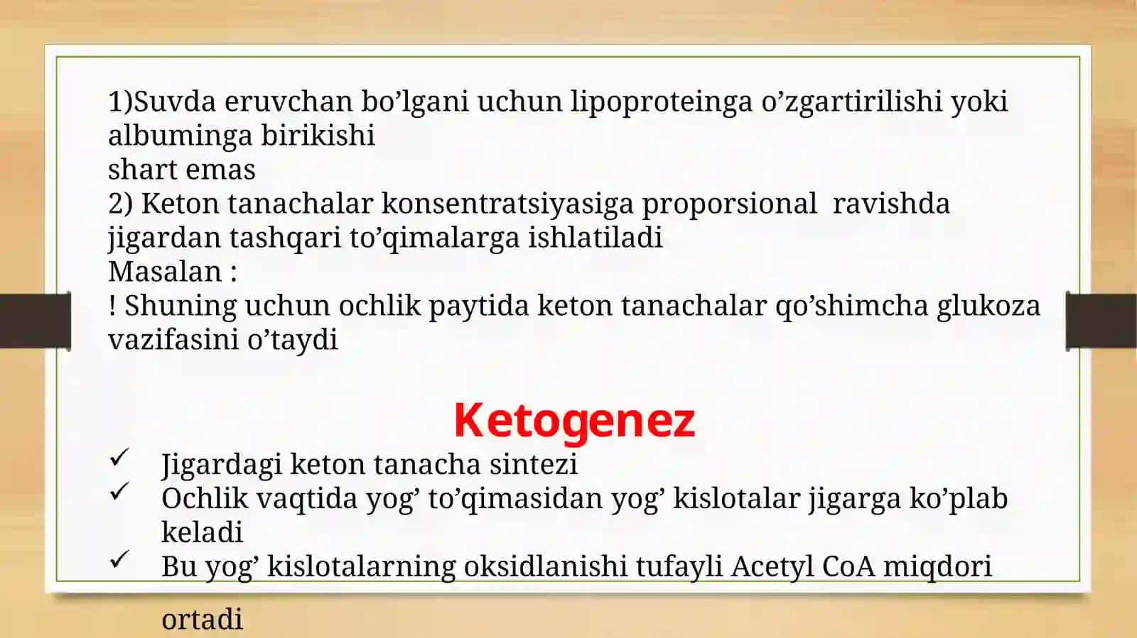 Keton tanachalar metabolizmi 4