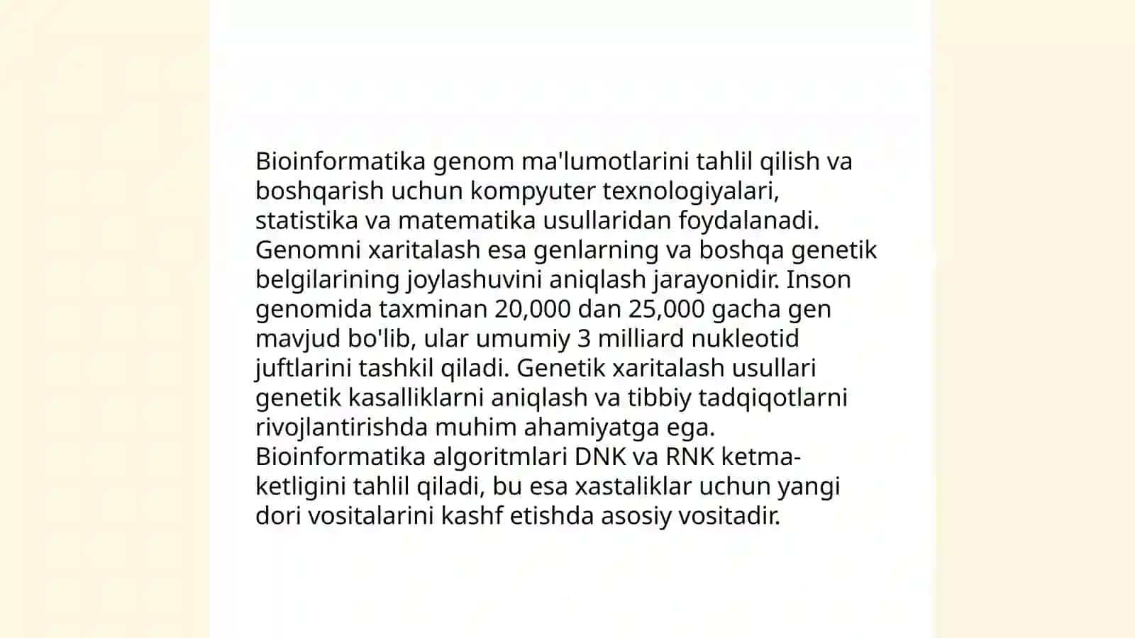 Genomni xaritalashning dasturiy turlari 4