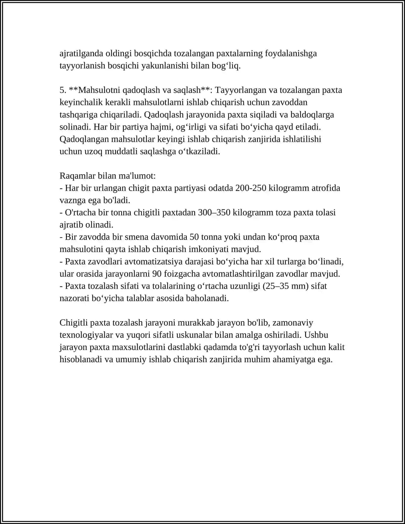 CHIGITLI PAXTA TARKIBIDAGI OG'IR ARALASHMALARNI TUTIB QOLUVCHI TOSHTUTGICH QURILMASI 4